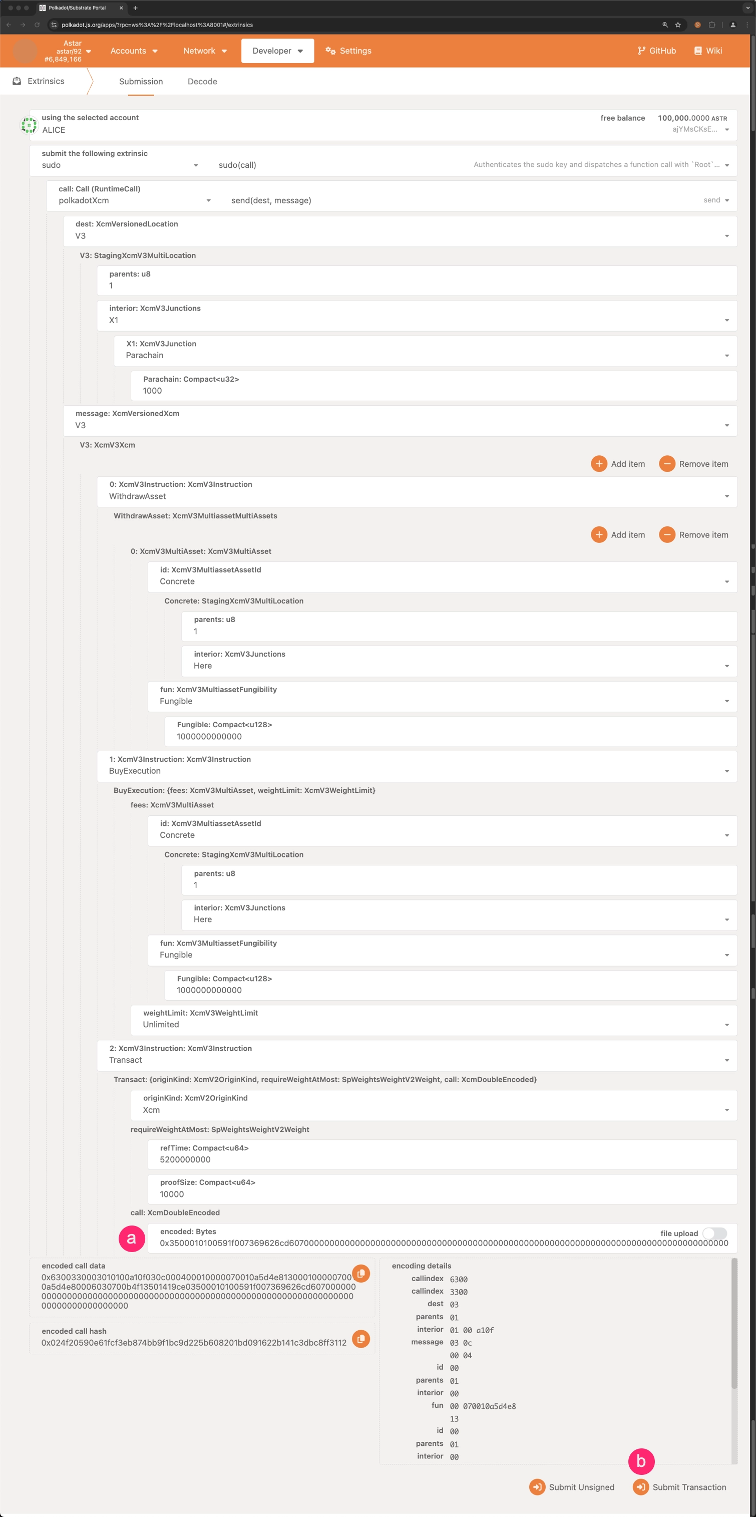 Register foreign asset through XCM