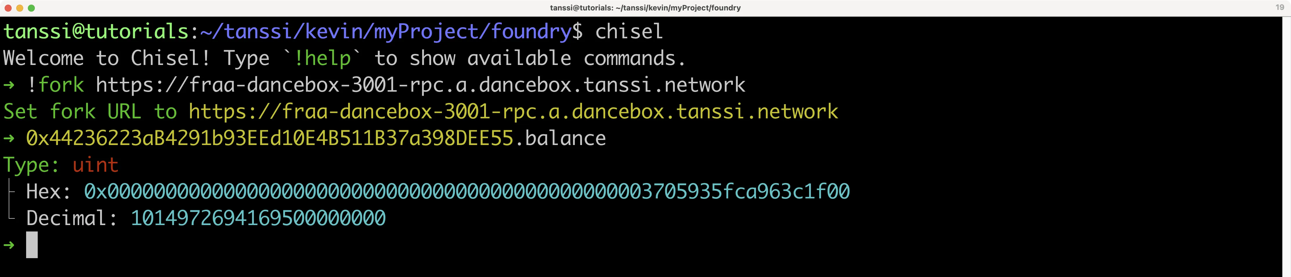 Forking in Chisel