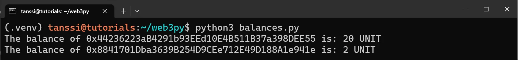 Check Balance Ethers.js